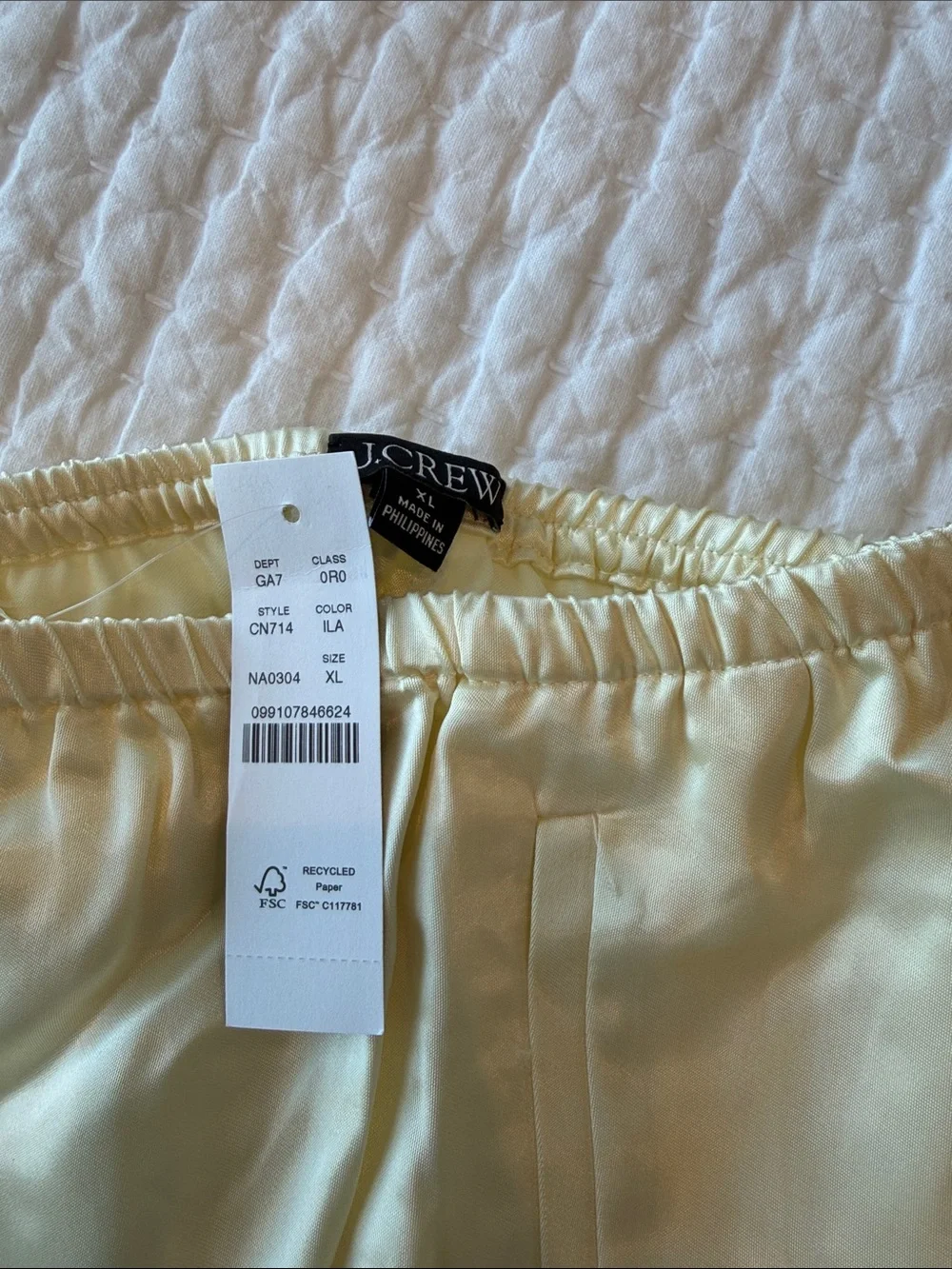 J. Crew Cosmo Wide-Leg satin pant in charmeuse XL - Picture 5 of 6